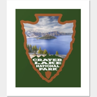 Crater Lake National Park arrowhead Posters and Art